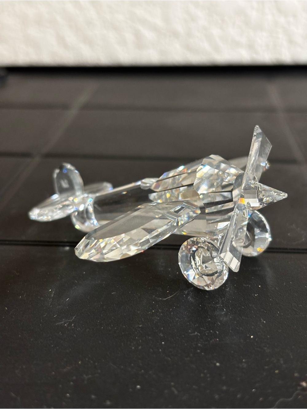 Swarovski Crystal Aeroplane figurine-retired
